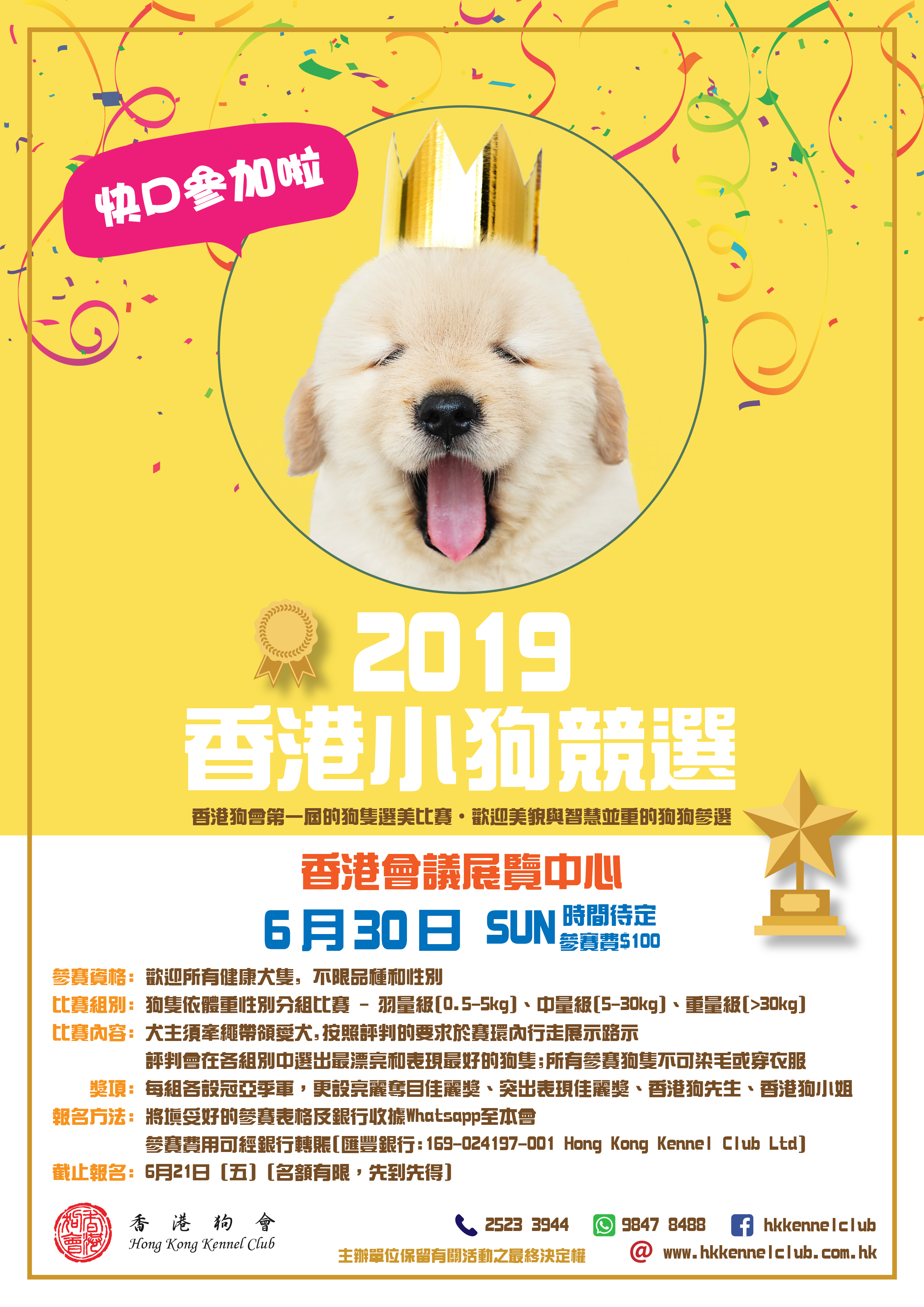 2019 Hong kong dog Pageant 香港狗會有限公司